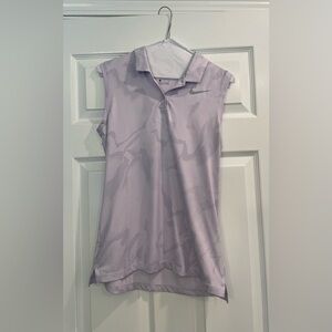 Nike Lavender Dri-FIT Sleeveless  Golf Polo